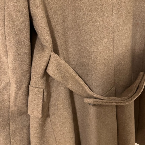 60%WoolCalvin Klein Tan Wool Blend Coat - Picture 8 of 8